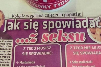 Ksiądz postanowił wyjaśnić, jak należy się spowiadać z współżycia. Ma to zmniejszyć stres przy konfesjonale