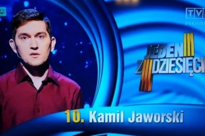 Oświadczyny w kultowym teleturnieju TVP „Jeden z dziesięciu”. Na pewno była zaskoczona