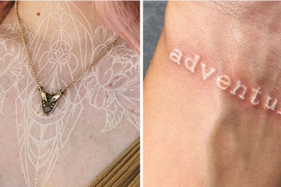 Te białe tatuaże wyglądają jak starożytne magiczne runy. Nietypowy sposób ozdabiania ciała 