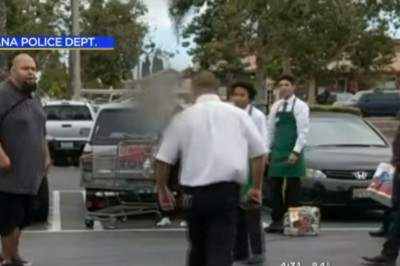 Potężny złodziej zostaje szybko załatwiony przez przypadkowego świadka