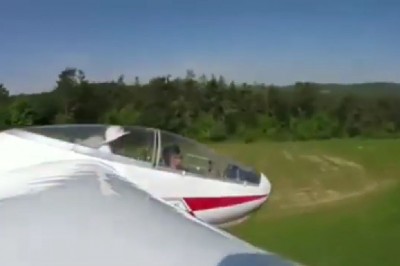 Nagranie z upadku polskiego szybowca Bocian. Mieli i tak sporo szczęścia