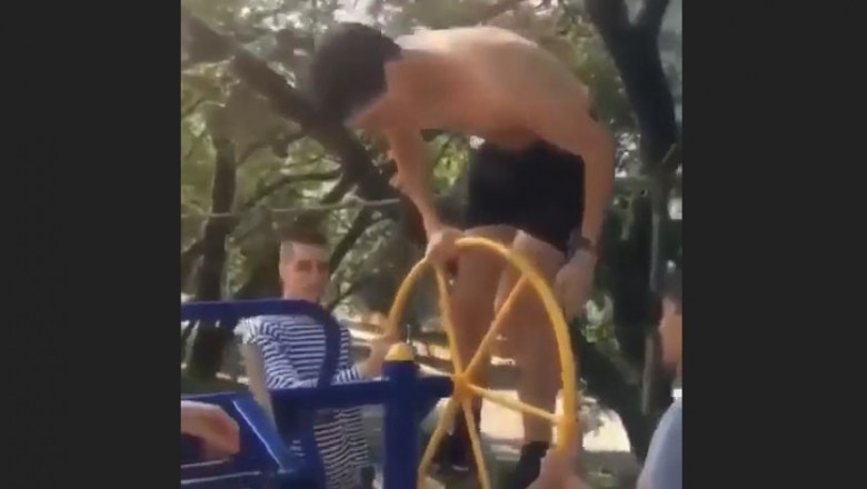 Kiedy trenujesz z kumplami na osiedlu, ale akurat coś źle wymierzyłeś