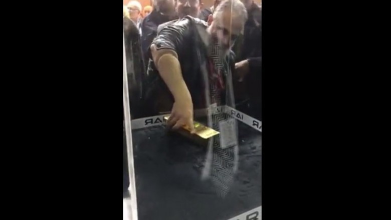 20 kilogramowa sztabka złota dla tego kto ją wyciągnie? Niezwykła atrakcja