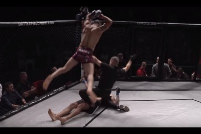 Sędzia z mega refleksem podczas MMA. Uratował gościa przed potężnym ciosem