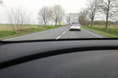 Kierowca TIRa i jego samozaoranie. Złapany na gorącym uczynku