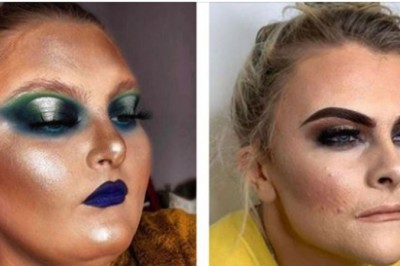 Przykłądy kobiet, które zdecydowanie przesadziły z makijażem. Nie wyglądają zbyt atrakcyjnie ani naturalnie