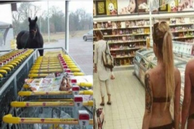 Najdziwniejsze rzeczy podpatrzone w osiedlowej Biedronce. Takie rzeczy zobaczysz na zakupach