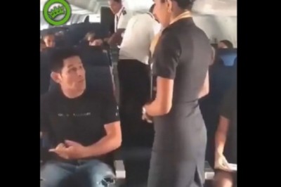 Gdy będziesz robił problemy w samolocie, to zrobią z Tobą to co na tym filmie z tym gościem