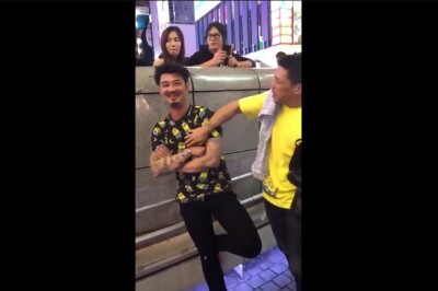 Ziom, ale nie zrobisz tego? Czyli mega pech gościa wyskakującego za barierkę