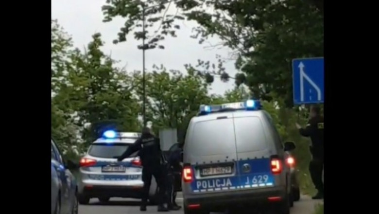 Amatorskie nagranie pościgu za kierowcą BMW w Nysie. Kierowca był pod wpływem