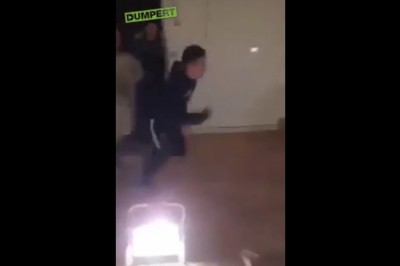 Mati chciał pokazać chłopakom sztuczkę ze znikaniem. Wyszło mu idealnie 