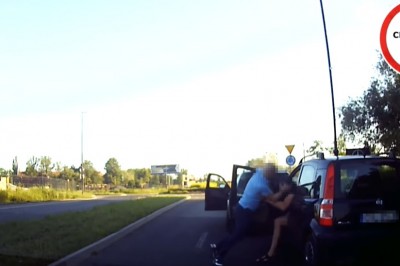 Bójka kierowców na drodze w Rudzie Śląskiej. Gościa z BMW poniosło 