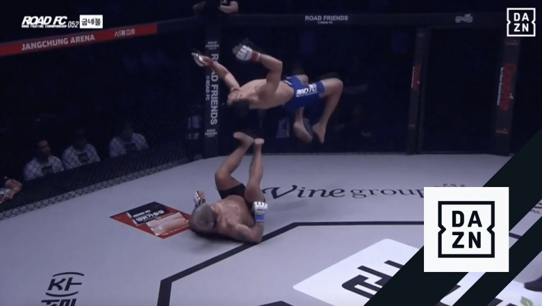 Narwany gość w MMA. Dosłownie latał w oktagonie