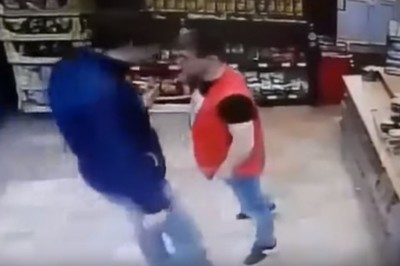 Usypianie cwaniaka w sklepie przez niepozornego sprzedawcę