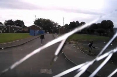 Seba i Mati kontra kierowca ciężarówki. Zadyma na osiedlu