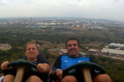 Ziomek rozwalił system na kolejce górskiej. Takiego farta mało kto ma