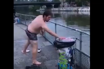 Chciał nagrać popisowy skok do wody z promenady. Szybko pożałował 