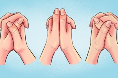 Sposób w jaki krzyżujesz palce pokazuje typ twojej osobowości