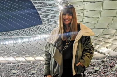 Anna Lewandowska w nietypowych butach na meczu Polaków. „Buty sztos”