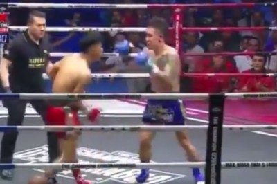 Podwójny nokaut w ringu. Sędziemu też się dostało