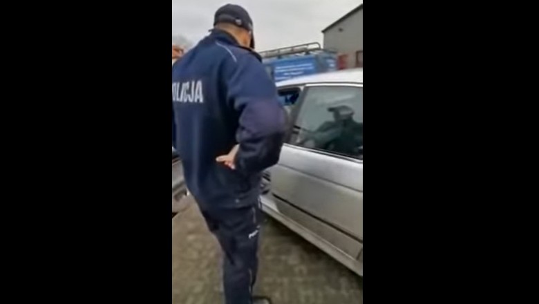 Czy tak powinna wyglądać interwencja policji? Konkretne starcie na parkingu