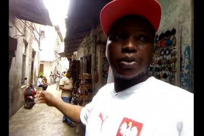 Lokalny przewodnik na Zanzibarze mówi po polsku o swoim mieście 