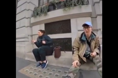 Tak dostał, że aż przysiadł. Gość mocno się zdziwił 