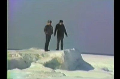 Nagranie zamarzniętego Bałtyku w 1987 roku. Kiedyś to były zimy 