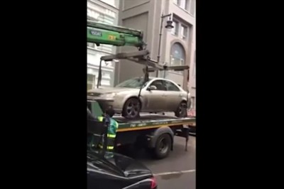 Mistrz lawety kontra auto klienta. Troszkę go poniosło 