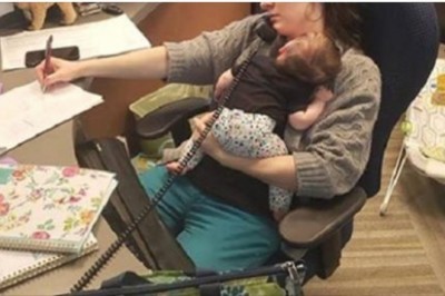 Przyszła do pracy z noworodkiem. Szefowa zrobiła jej  zdjęcie i wrzuciła do internetu