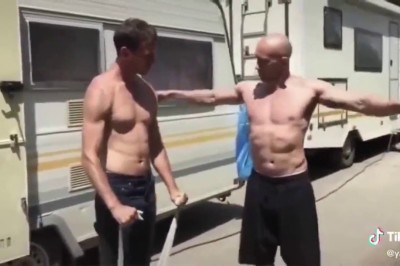 Kiedy kolega kozak chce Ci pokazać jak prawidłowo ćwiczyć 