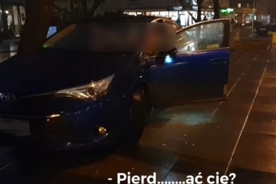 „Pierd....nąć Ci? Odejdź k...pajacu”. Kierowcę w Warszawie srogo poniosło 
