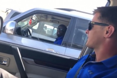 Koleś nie podskakuj, bo zaraz zmięknie Ci rura. Tym razem typ źle trafił