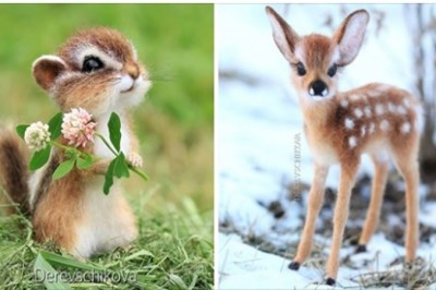 Rosyjska artystka tworzy urocze zwierzaki, które oczarują cię od pierwszego wejrzenia