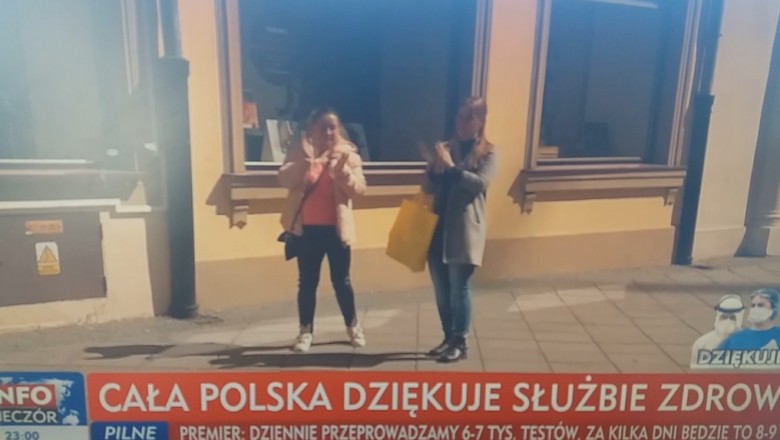 Cała Polska dziękuje służbie zdrowia. Niezwykła relacja w TVP