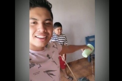 Kiedy chcesz wkurzyć brata, a ten zapodaje Ci soczystego liścia