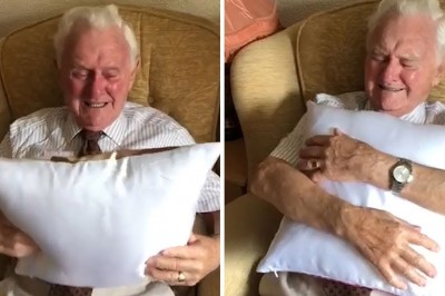 Takie reakcje chwytają za serce. Starszy pan dostaje niezwykły prezent