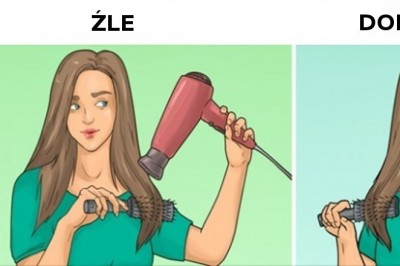 10 błędów, które wiele kobiet często popełnia podczas suszenia włosów suszarką