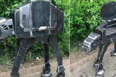 Zostań gwiazdą barbecue z grillem, który przypomina AT-AT z Gwiezdnych Wojen