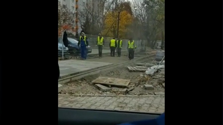 Budowlańcy w akcji. Jak szef każe to nie ma zmiłuj