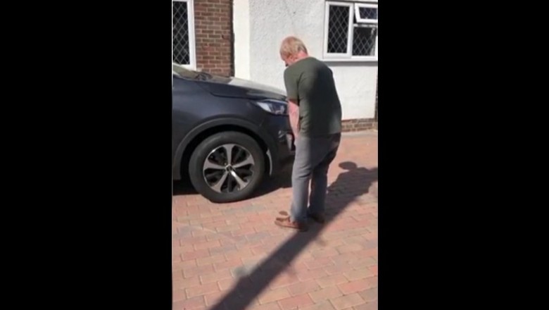 Nowe auto sąsiada i konkretny żart. Nieźle się zmieszał