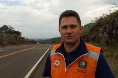 Poleciał prawie jak Stoch. Próg zwalniający na prostej drodze