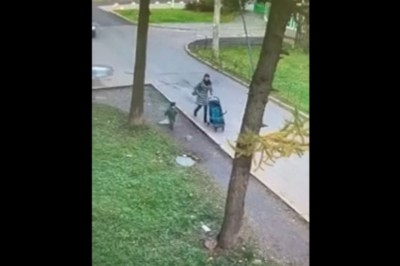 Spacer z dzieckiem o mało nie zakończył się tragicznie