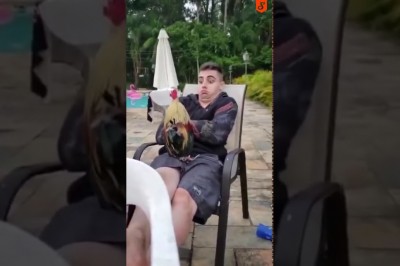 Ziomki robią kumplowi konkretny żart kiedy śpi. Reakcja bezcenna