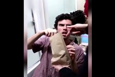 Mistrzowskie reakcje na iluzję. Gość z kostką rubika pozamiatał