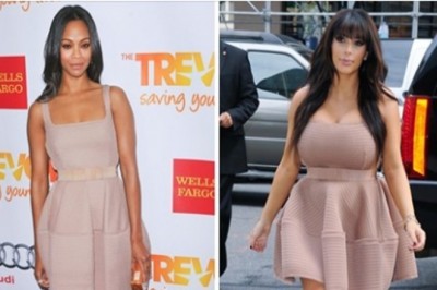 Te gwiazdy miały na sobie identyczną samą kreację. Trudno wybrać kto wypadł lepiej