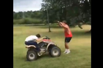 Kiedy chcesz pokazać jaki z Ciebie kozak i odwalasz taki numer