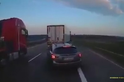 Szeryf drogowy kontra tirowcy. Majty miał chyba do wymiany