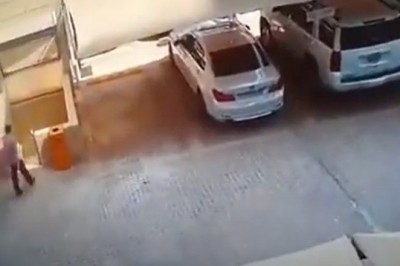 Walący się parking kontra fartowny typ. Oszukał przeznaczenie 