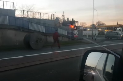 Bardzo ciężki poranek pewnego pracownika w Kaliszu 